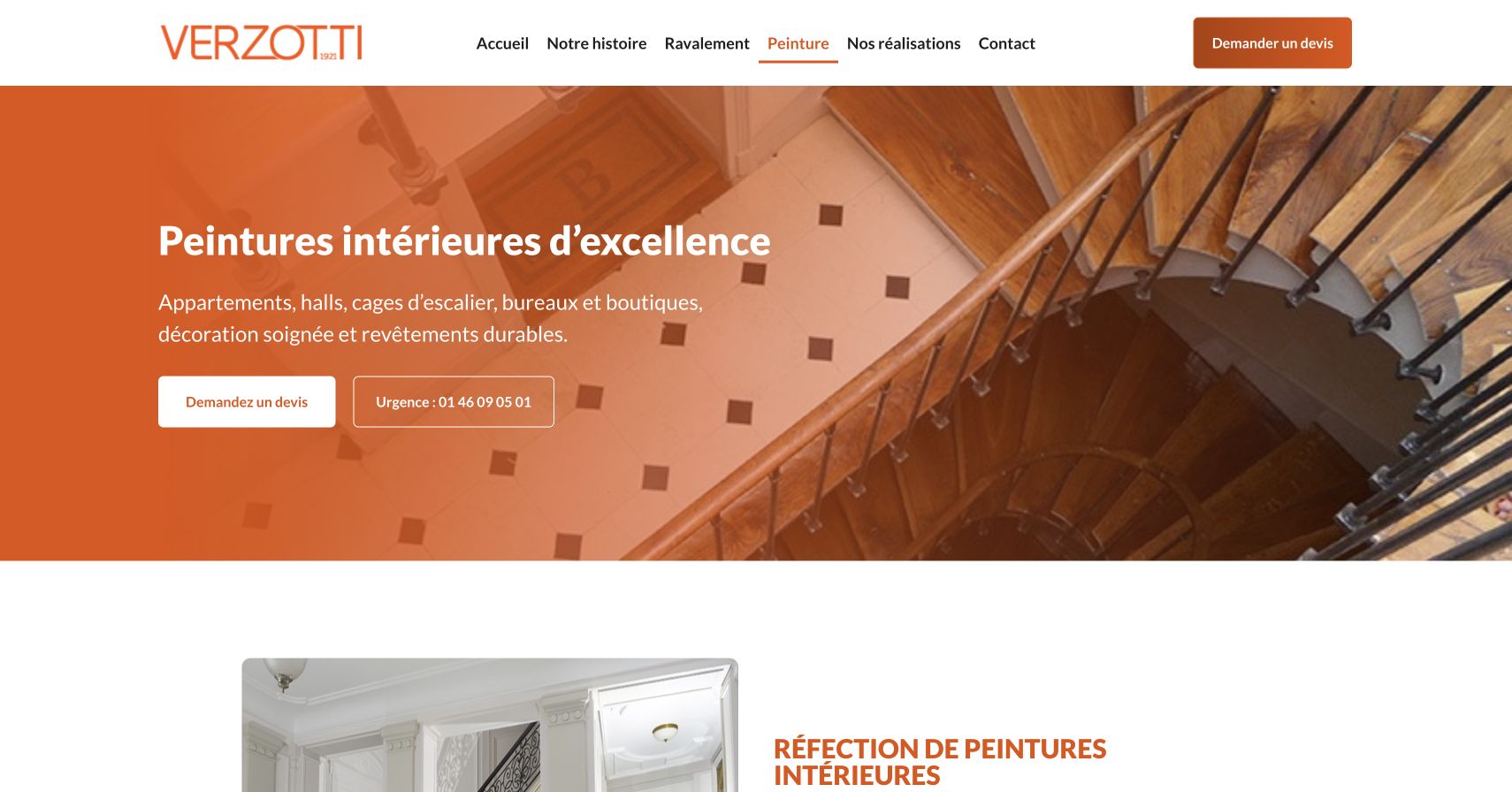 Capture du site de Verzotti
